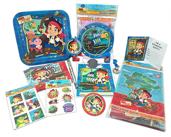 Disney Jake Party Supplies for 8