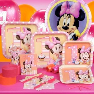 Minnie's 1st Birthday Standard Party Pack