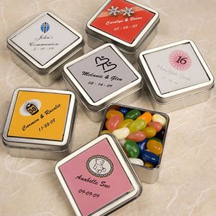 Clear Top Mint Tin Favors