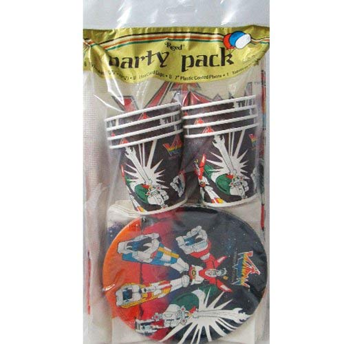 Vintage Voltron Party Pack Set for 8