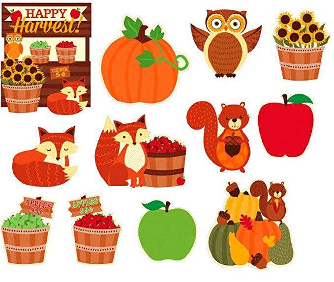 Happy Harvest~Fall~Thanksgiving~Autumn Themed Value Pack Cutouts