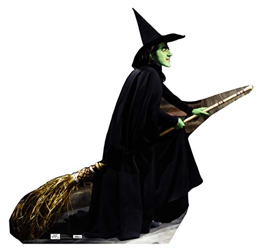 The Wizard of Oz - Wicked Witch Life-Size Cardboard Stand-Up Type: Nomad Removable Wall Sticker - Lifesize