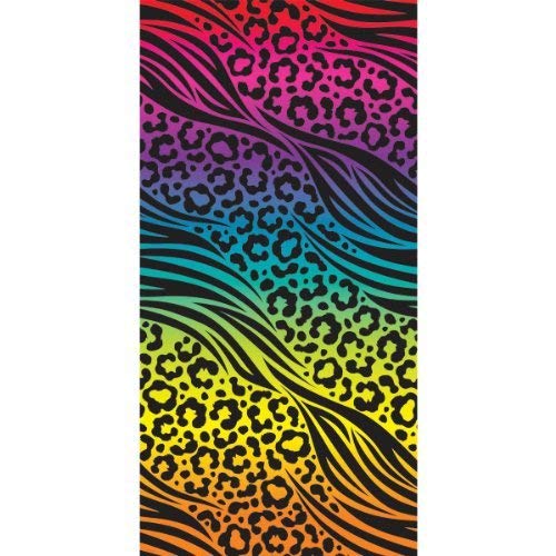 Amscan 80’s Scene Setter Decorative Room Roll Saver Pack Party Supplies (48), Multicolor, 4 Pieces