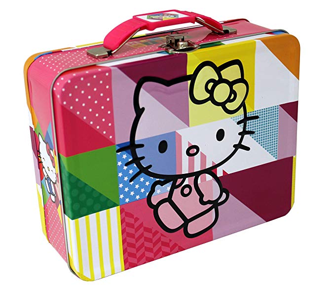 The Tin Box Company 697677-12 Hello Kitty Large Carry All Tin- Assorted