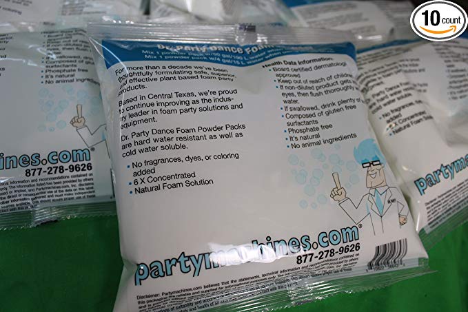 Partymachines Dr. Party Foam Powder Pack of 10