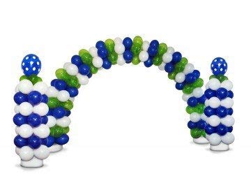 Zephyr Solutions Deluxe Latex Balloon Arch & Column Kit