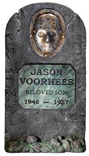 Friday The 13th Jason Voorhees 3' Life Size Tombstone Party Outdoor Lawn Decoration