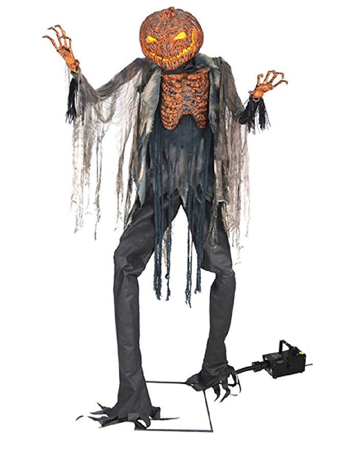 Seasonal Visions Animated Scorched Scarecrow With Fog Machine Review